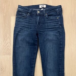 PAIGE Dark Blue Flare Jeans